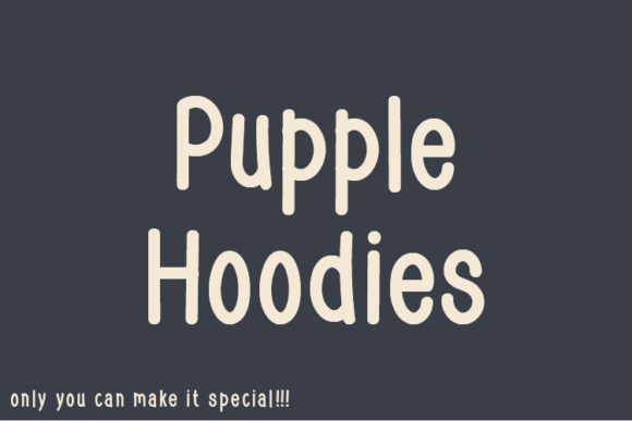 A Designer's Review of the Pupple Hoodies Font