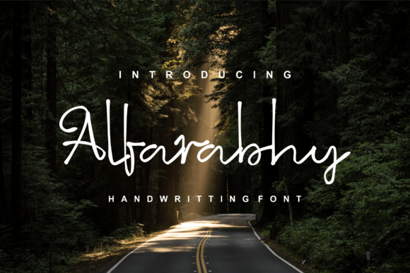 Alfarabhy: The Handwritten Font That Elevates Your Crafted Projects