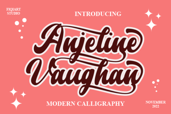 Anjeline Vaughan: A Handwritten Font for Modern Marketing