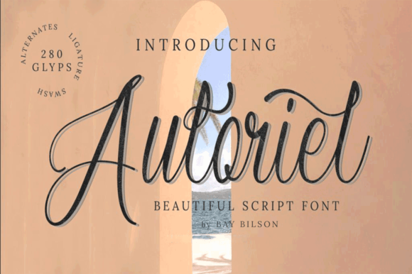 Auloriel Font Review: Bold Femininity in Script Typography