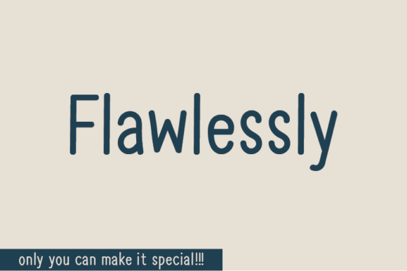 Finding Flawlessly: A Handwritten Font for Authentic Branding