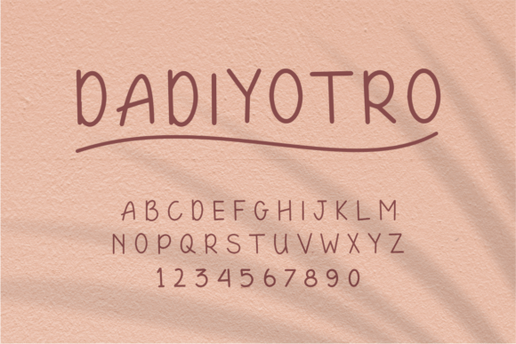 Finding Your Brand's Signature Style with the Dadiyotro Font