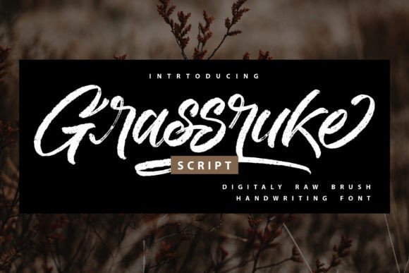 Grassruke: A Bold Font for Your Bold Brand