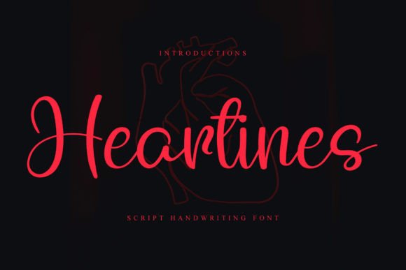 Heartines: A Gentle Handwritten Font for Authentic Branding