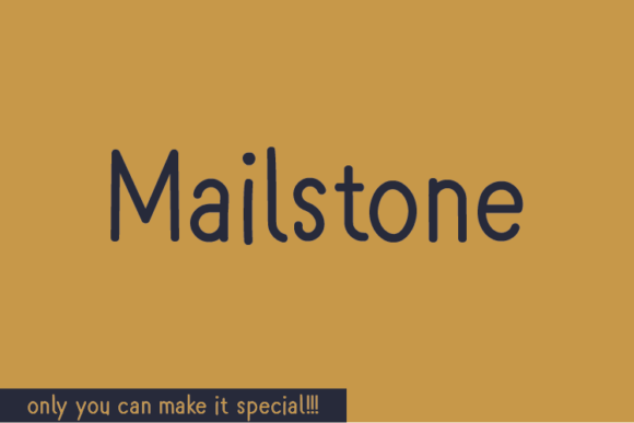 Mailstone: The Natural Handwritten Font That Feels Real
