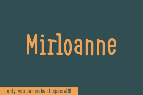 Mirloanne: A Script Font with Editorial Confidence