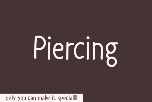 Piercing: A Natural Handwritten Font for Editorial Mood