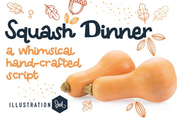 Squash Dinner: A Bold Display Font for Modern Marketing