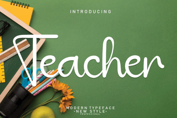 Teacher: The Handwritten Font That Delivers Real Campaign Personality